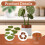 Innovative Magnetic Cup Mat Set Plant Coaster Kitchen Office-1 4