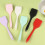 2Pcs Functional Silicone Spatula Food Grade Silicone-Black 6