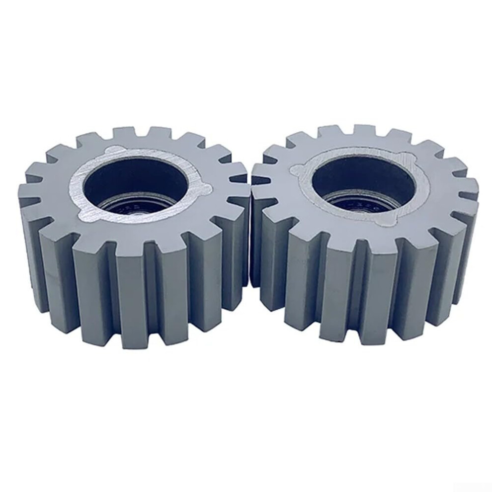 Rubber Pressure Roller Wheels Set Of 2 For Edge Banding 54Mm Outer Diameter 8Mm Inner Diameter 28Mm Thickness Design 9119770087331