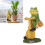 Grüne Briefträger-Froschfigur, 12