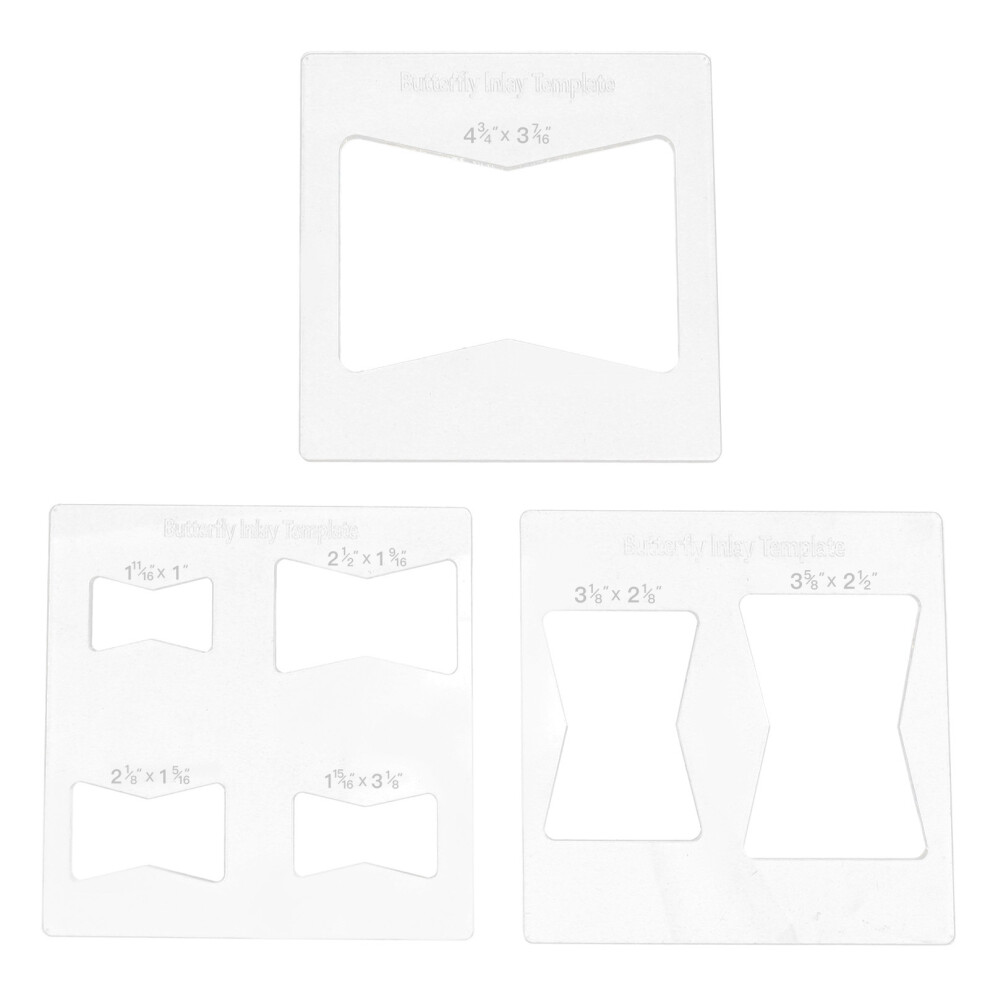 Precision Woodworking Templates, Clear Acrylic Jig For Decorative Inlays, Accuracy Router Templates For Furniture Repair Reinforcement, Ensuring Preci 9198585904897