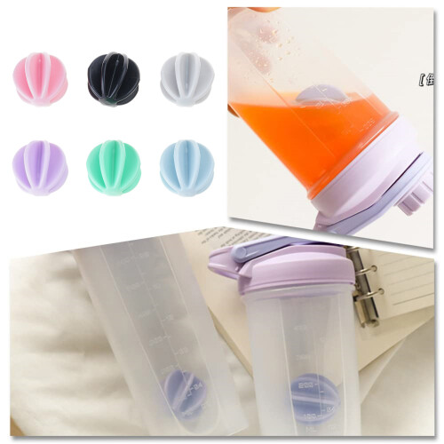 Set of 6 Functional Multicolored Shaker Balls for Protein-Blue 1