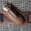 Outdoor Folding Cutter Belt Pouch PU Leather Belt Bag-Black 7