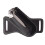 Outdoor Folding Cutter Belt Pouch PU Leather Belt Bag-Black 4