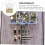 Iron Hook with Nails Traaceless Hook Metal Golden 2