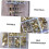 Iron Hook with Nails Traaceless Hook Metal Golden 4