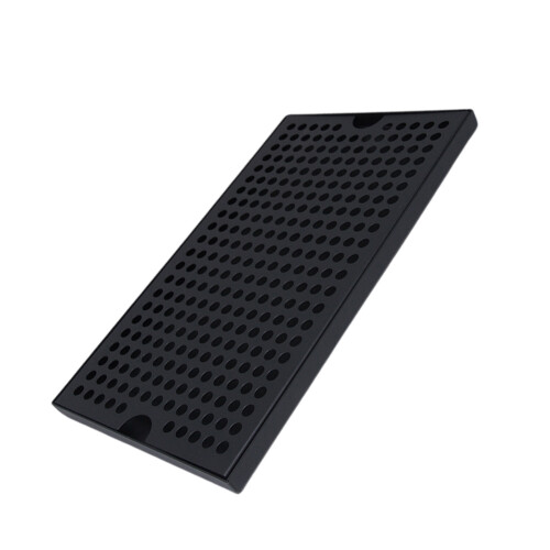 Stainless Steels Spill Pan without Drain Beer-Black   50cm