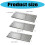 Stainless Steels Spill Pan without Drain Beer-Black   50cm 4