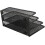 Mesh File Storage Shelf Wrought Iron Grid Desktop Rack Organizer Bookshelf Magazine Holder Document Tray Mail Stackable 5