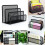 Mesh File Storage Shelf Wrought Iron Grid Desktop Rack Organizer Bookshelf Magazine Holder Document Tray Mail Stackable 2