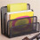 Mesh File Storage Shelf Wrought Iron Grid Desktop Rack Organizer Bookshelf Magazine Holder Document Tray Mail Stackable 3