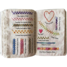 Embroidery Instructions, Sewing Book, Creative Embroidery Book, Embroidery Book, Sewing Book Kit for Beginners