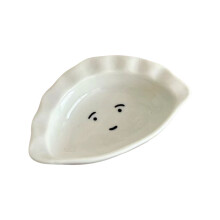 Mini Ceramic Dipping Dish Triangular Tray Perfect for-style3