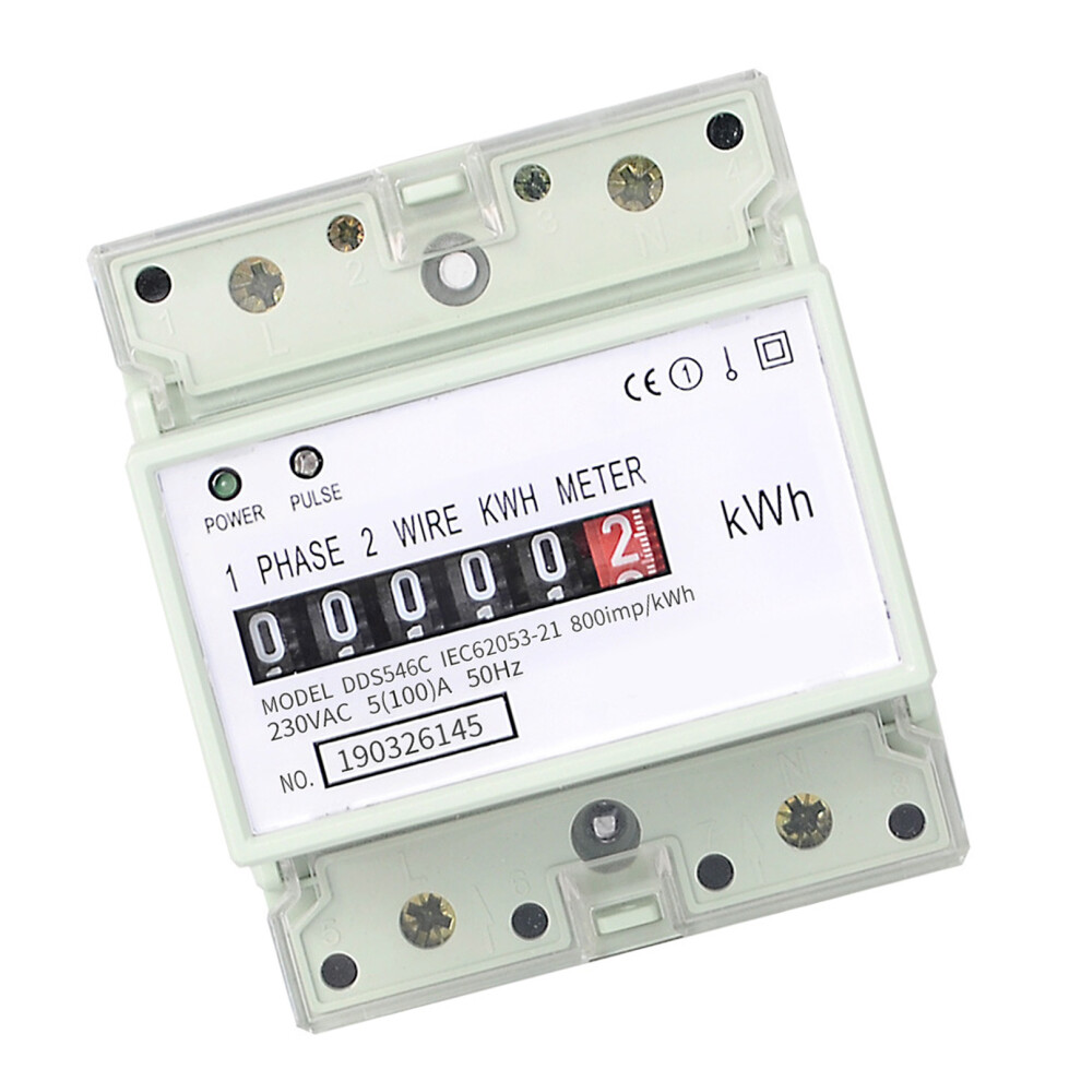 Electronic Energy Consumption Meter For Small Business And 7754000949892
