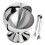 Stainless Steel Spherical Sugar Bowl Set for Kitchen Use Spices 1