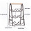 Wooden Iron Wine Rack with Elegant Handle Foldable 3 Tiers Wine 3