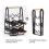 Wooden Iron Wine Rack with Elegant Handle Foldable 3 Tiers Wine 7