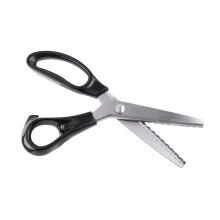 Pinking Shears with Round Edge, 7 mm Cutting Teeth for Fabrics, Dressmaking, Sewing and Arts and Crafts (7 mm) 7 mm 7mm