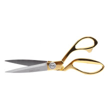 Dressmaking Sewing Scissors Stainless Steel Sharp Blade Gold Handle, 131