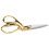 Dressmaking Sewing Scissors Stainless Steel Sharp Blade Gold Handle, 131 2