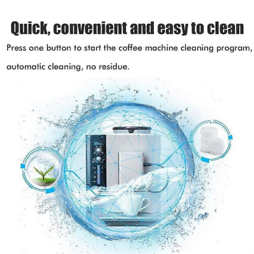 50PCS Coffee Machines Cleaner Tablets Cleaning Tablets for Automatic Coffee Machines 2