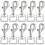 20Pc Snap Hooks for Dog Leash Collar Linking, Heavy Duty Swivel 1