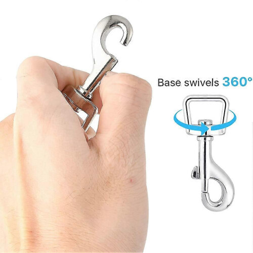20Pc Snap Hooks for Dog Leash Collar Linking, Heavy Duty Swivel 1