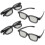 4x 3d Glasses For Lg Cinema 3d Tv's 1