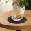 Handwoven table mats, pot holders, antislip mats, set with case (E) 2
