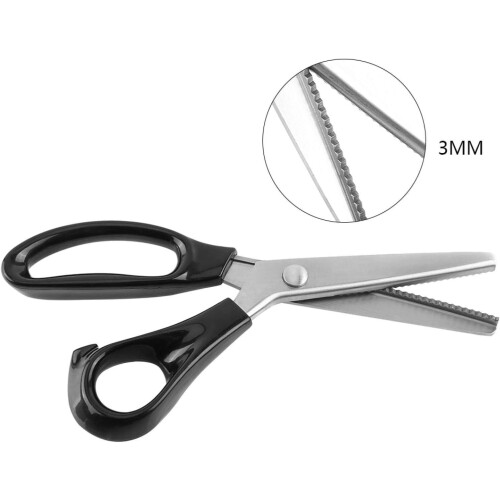 Pinking Scissors with Triangle Edge, Fabric, Pinking Shears, 3 5 7 mm 2