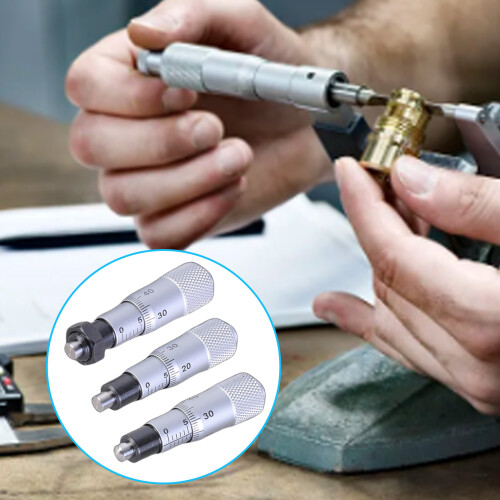 0-6.5 Micrometer Head Measuring Tool High-Flat head with nut 2