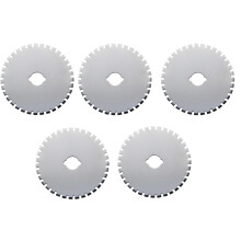 Dotted Line 45mm Rotary Cutter Replacement Blades, 5 Pack