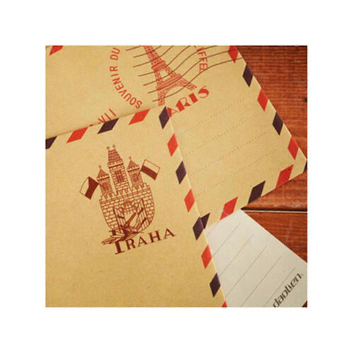 Postcard Envelopes Retro Kraft Paper Envelopes for Writing 30Pcs 1