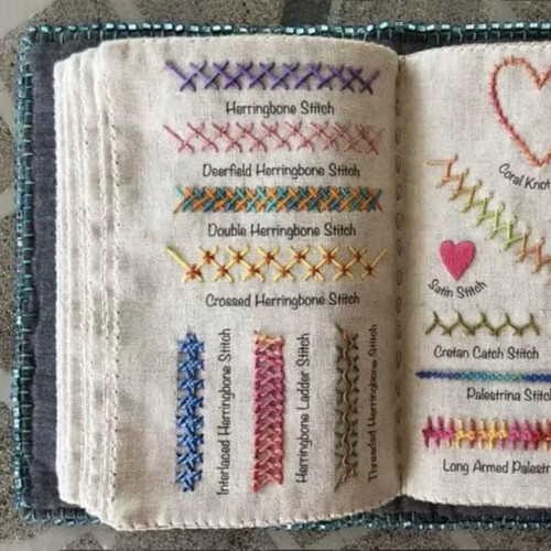 Creative Sewing Book, Sewing for Beginners, Embroidery Instructions, Decorative Stitches 2