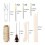 Bone Folders Kit, Bone Folders, Makers,Bookbinding Kit, for Bookbinding Making Paper Crafts Quiltin 5