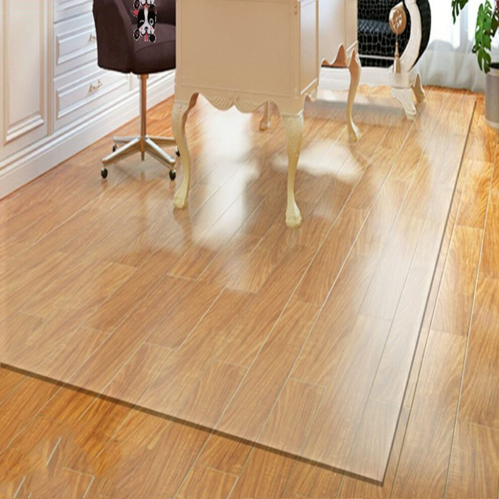 Vinyl Carpet Protector Extra Large, Skidresistant Desk Mat, Clear Floor Runner, 60Cm X 60Cm / 24Inch X 24Inch 9339159686348