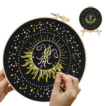 Tarot Embroidery Kit, Sticker Set for Beginners Easy Tarot Stitches Kit