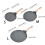 Scratch Resistant Frying Pan with Maifan Stone Coating-Gray L 4