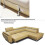 2pcs Sofa Adjustable Height Angle Hardware Sofa Headrest Ratchet Multifunctional Adjustment Hinge 90 -t 4
