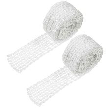2 Rolls Sausage Netting Rolls Meat Twine Butcher Nets Wrapping Cotton Nets eat Netting Rolls Meat Packaging Tool