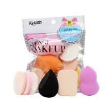 6-pack K-beauty Korean makeup sponge makeup beauty blender powder puff multicolor