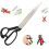 Dressmaking Scissors, 8' Pinking Shears for Fabric Cutters, Sewing Machine Accessories 4