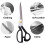 Dressmaking Scissors, 8' Pinking Shears for Fabric Cutters, Sewing Machine Accessories 2