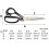 Dressmaking Scissors, 8' Pinking Shears for Fabric Cutters, Sewing Machine Accessories 5