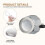 4Pcs Espresso Pots Replacement Set Essential Espresso-Steel pot 2