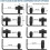 Sliding Door Floor Guide Adjustable Floor Roller Guide With Screws, 8 Possible Variants For All Slid 3