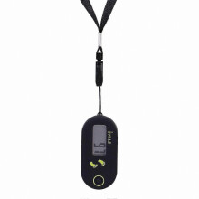 3D Digital Pedometer for Walking and Exercise, Compact Fitness Tracker for Men and Women, Black