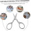 Small vintage snips with fine handle design for DIY projects at home and sewing shops. 4