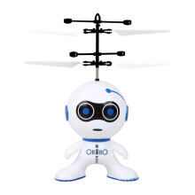 Electric Induction Flying Robot Remote Control for Boys Girls Birthday Gift