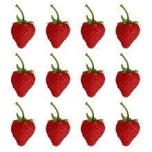 Frutta artificiale realistica, frutto decorativo in plastica ecologica per la casa e la cucina, 12 pezzi